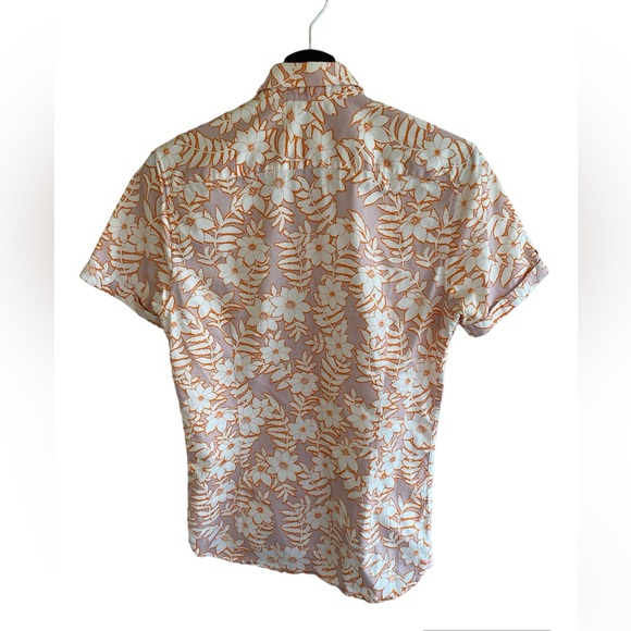 Ted Baker London Floral Hawaiian Print Shirt Size 1 (XS) - Picture 2 of 8